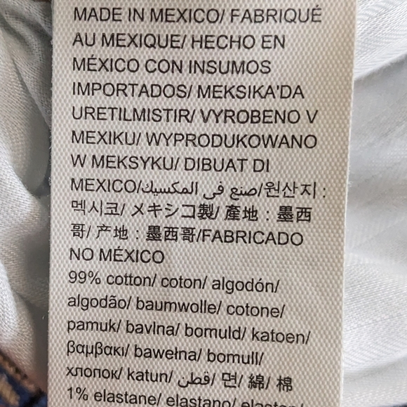 Calvin Klein Jeans Button Fly Cutoff Jean Shorts Size 30 Stretch - Picture 7 of 8